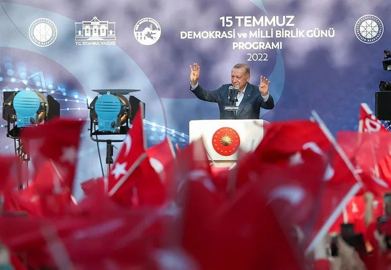 Başkan Erdoğan’dan Saraçhane’deki 15 Temmuz buluşmasında çarpıcı mesajlar