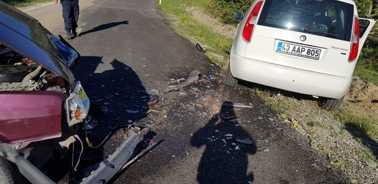 Kütahya’da trafik kazası: 8 yaralı
