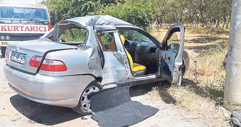 Camdan fırlayan kadın can verdi