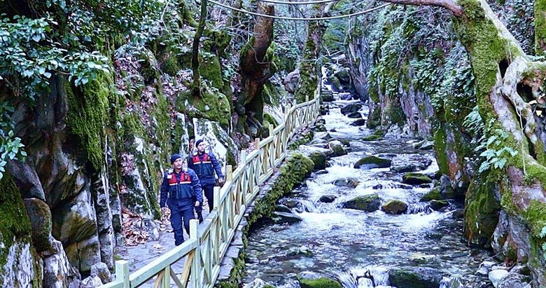 Çanakkale’de Ayazma Pınarı Tabiat Parkı’na jandarma koruması