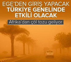 Türkiye geneli için çöl tozu uyarısı! Ege’den giriş yapacak
