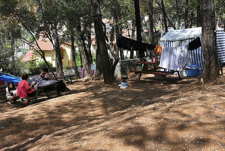 Bayram tatilinde çadır ve karavan tatiline yoğun ilgi