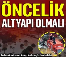 Öncelik altyapı olmalı
