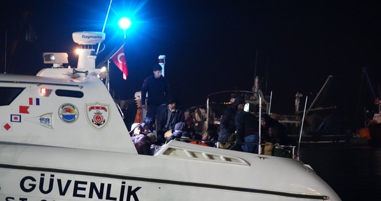 Ayvacık açıklarında 106 kaçak göçmen yakalandı