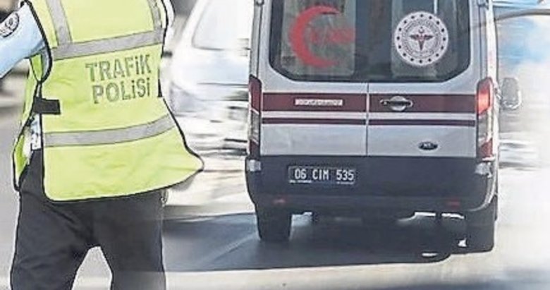 Ambulansa yazılan ‘aşırı hız’ cezası tartışma yarattı