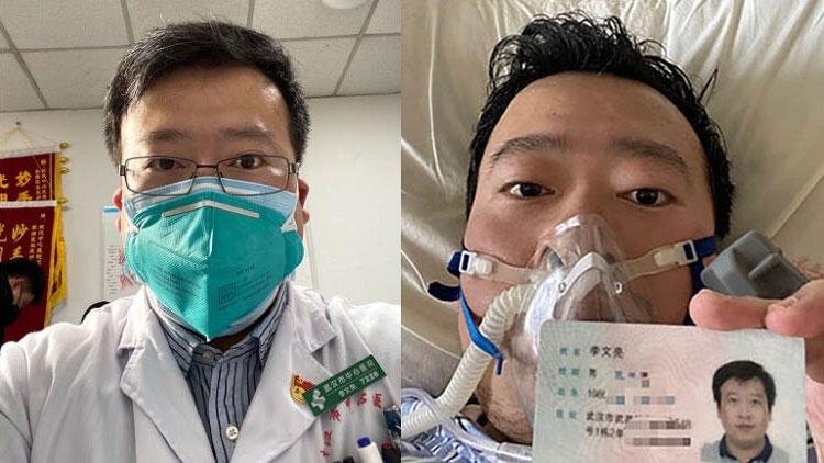 Koronavirüsü ilk fark eden Doktor Li Wenliang da virüse yakalandı