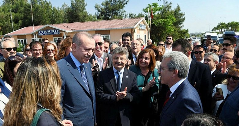 Egelilerden Cumhurbaşkanı Erdoğan’a sürpriz karşılama