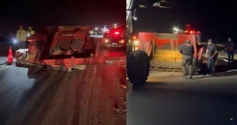 Minibüs ile traktör çarpıştı: 7 kişi yaralandı