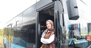 Soma’nın ilk kadın otobüs şoförü