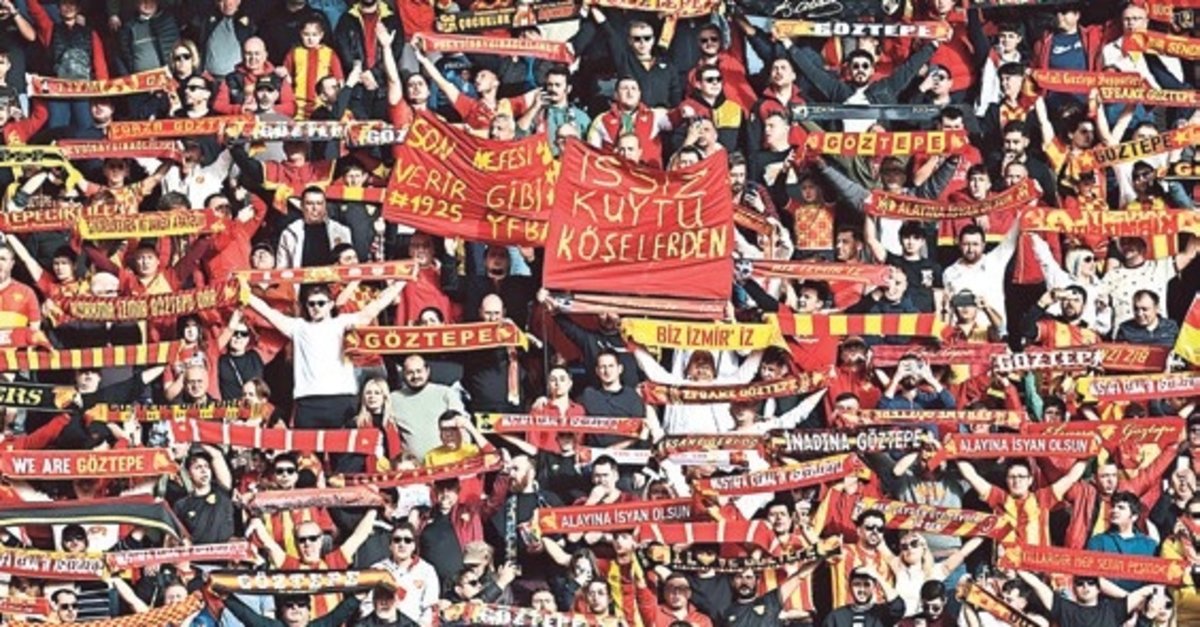 Göztepe'de taraftardan anlamlı destek