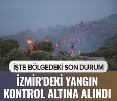 Son dakika: İzmir Dikili’deki yangın kontrol altına alındı