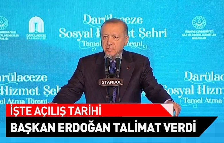 Başkan Erdoğan’dan Darülaceze Sosyal Hizmet Şehri Temel Atma Töreni’nde önemli mesajlar