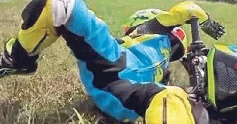 Motokrosçu Kenan Sofuoğlu’nun minik oğlu kaza geçirdi