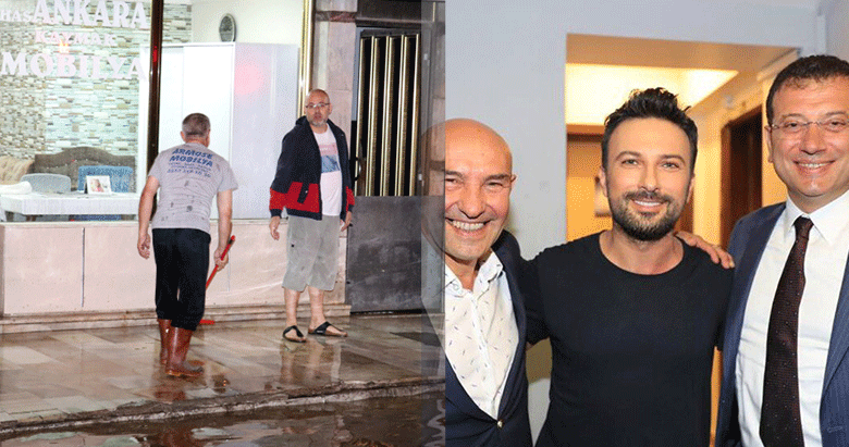 İzmir’i sel götürdü, CHP’li Tunç Soyer Tarkan konserinde eğlendi