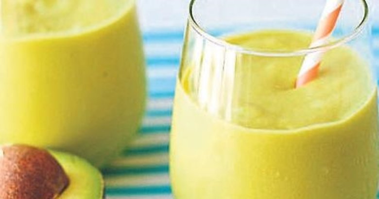 Avokado ve badem sütü ile kilo verdiren içecek