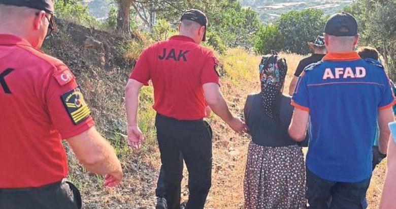 Aranan kayıp kadın ormanlık alanda bulundu