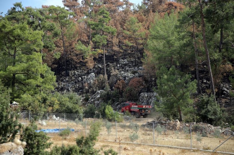 Tecrübeli arıcı yangında 300 kovanını yangın tüpleri sayesinde kurtardı!