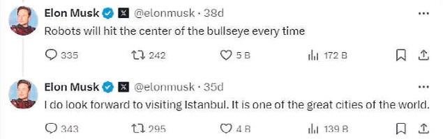 Elon Musk’tan yine Dikeç paylaşımı