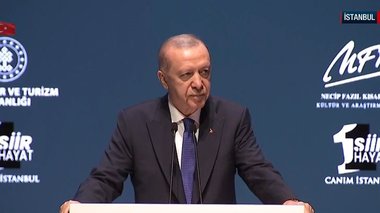 Başkan Erdoğan Bir Şiir Bir Hayat Canım İstanbul Programı’nda konuştu