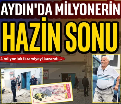 Aydın’da milyonerin hazin sonu