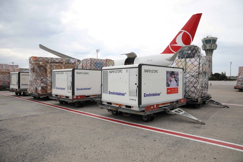 Turkish Cargo Covid-19 aşılarını tüm dünyaya taşımaya başladı