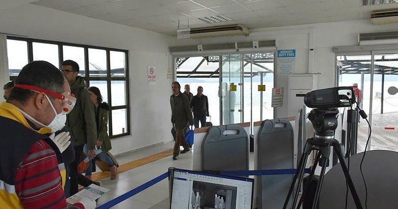 Marmaris Deniz Sınırı Kapısı’nda koronavirüs önlemleri arttırıldı