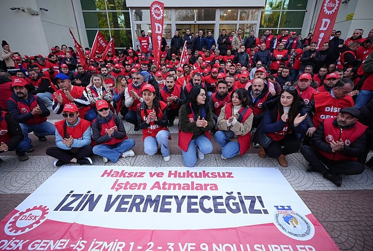 İzmir’de işçilerin eylemi sürüyor: Bu kavgadan vazgeçin