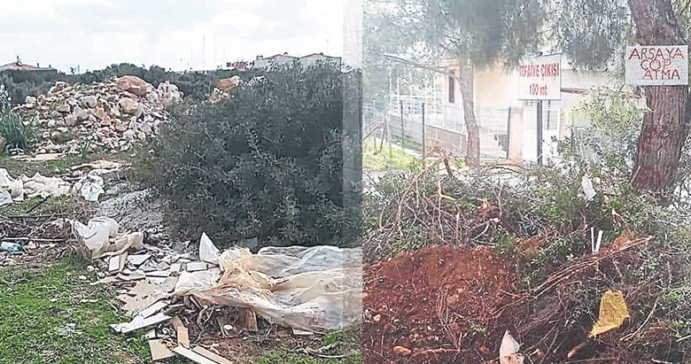 Didim sokakları molozla doldu