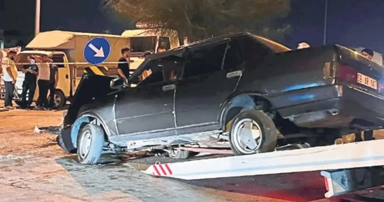 Polisten kaçış refüjde bitti