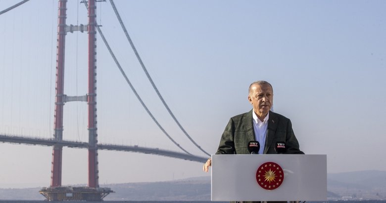 Son dakika: Başkan Erdoğan’dan 1915 Çanakkale Köprüsü Son Tabliye Montaj Töreni’nde önemli açıklamalar