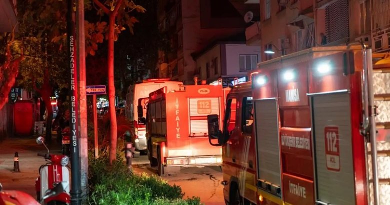 Manisa’da eşiyle tartışan kişi evi ateşe verdi!