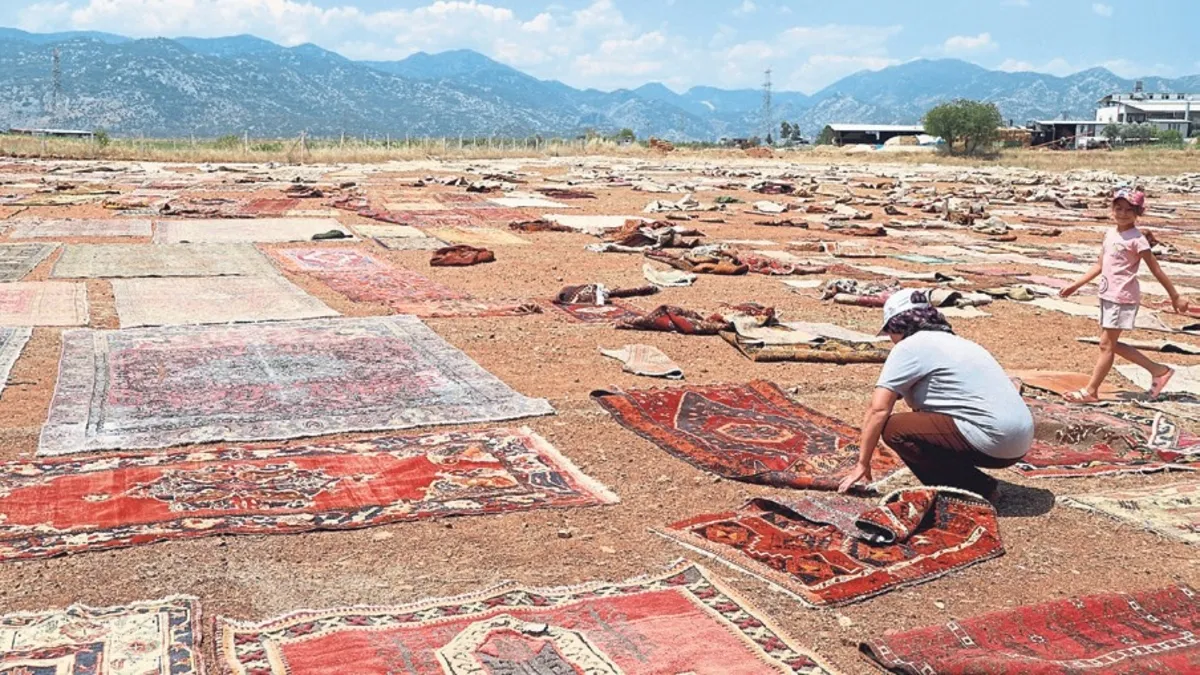 150 yıllık halılar dünyaya ihraç ediliyor