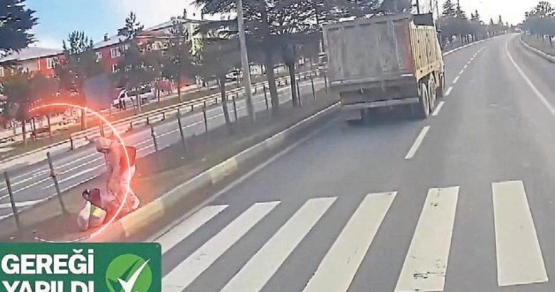 Yaya önceliğini hiçe sayan sürücüye ceza