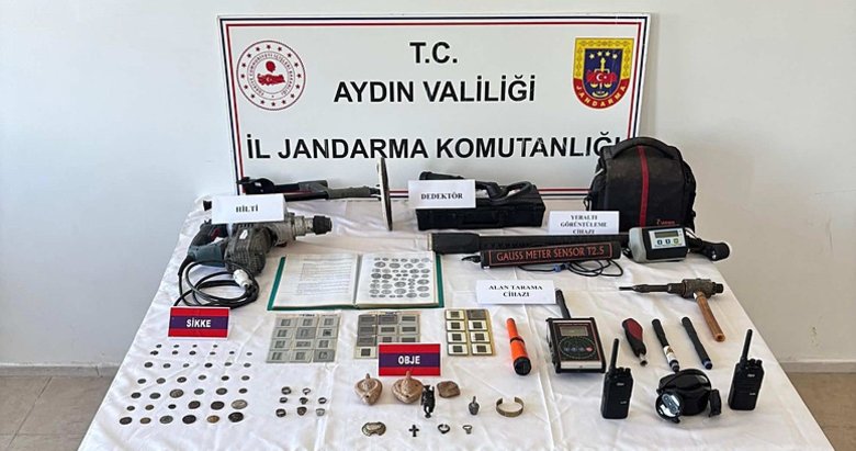 Aydın ve İzmir’de jandarmadan ’Anadolu Mirası’ operasyonu