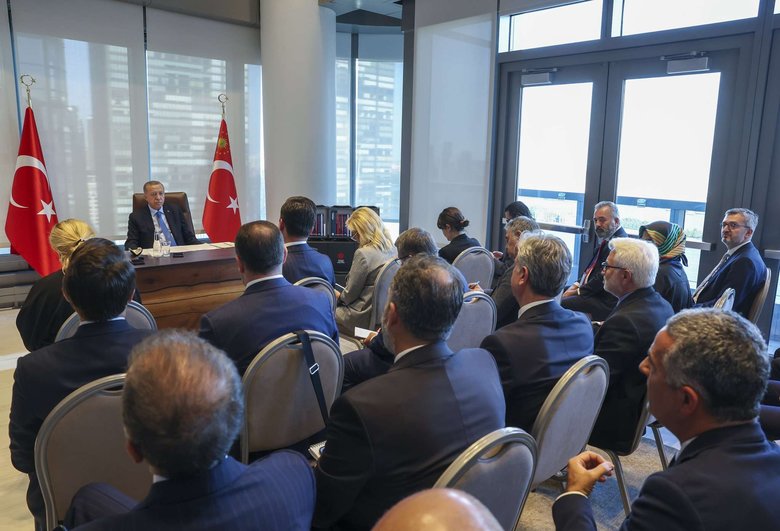 Başkan Erdoğan, New York’taki Türkevi’nde gazetecilerin sorularını cevapladı