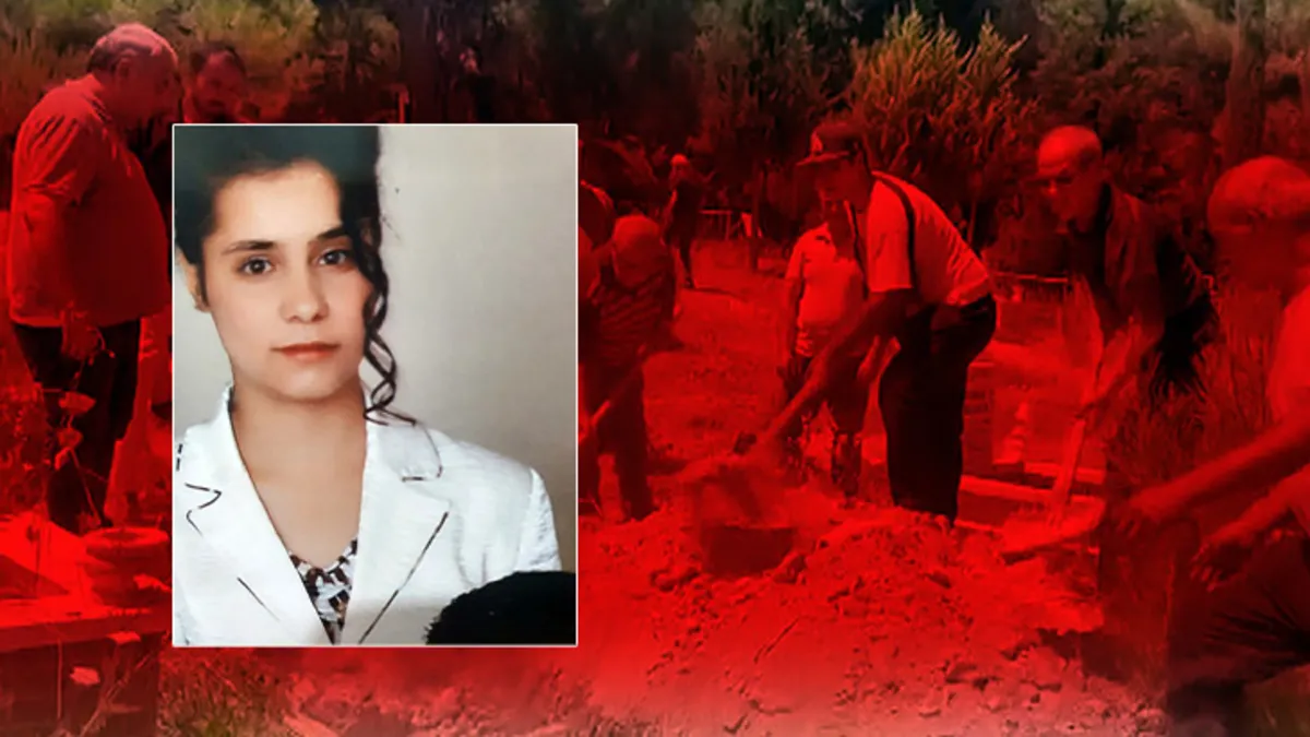 İzmir'de kan donduran kazı! 17 yıl önce kaybolmuştu: Ebru Koyuncu 17 yıl sonra toprağa verildi