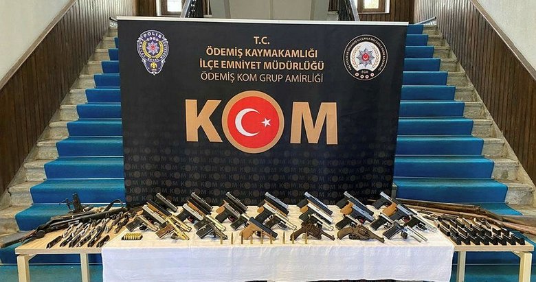 İzmir’de silah kaçakçılığı operasyonu: 2 gözaltı