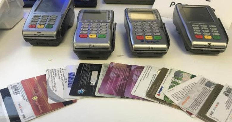 Kopya kredi kartıyla dolandırıcılığa 2 tutuklama