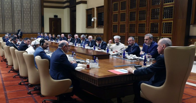 Başkan Erdoğan, ABD Müslüman Konseyi üyelerini kabul etti