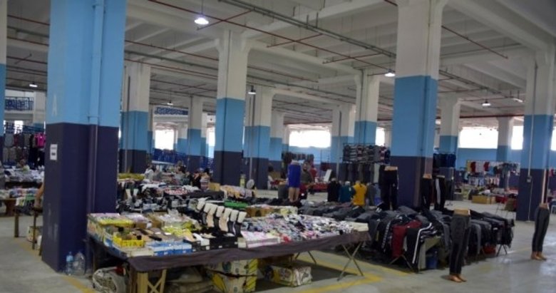 Yunus Emre Millet Çarşısı’nda tuhafiye tezgahları açıldı