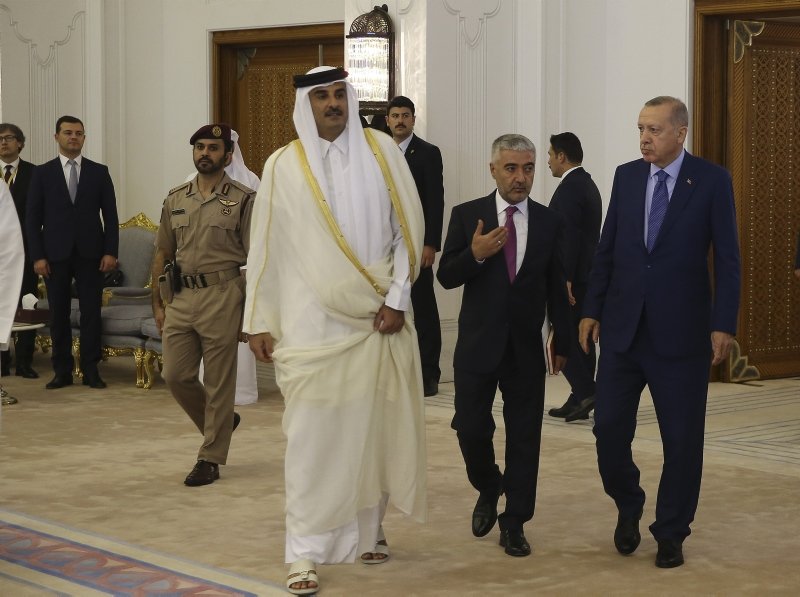Katar’daki Türk birliğinden ilk görüntüler!