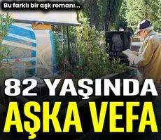 82 yaşında aşka vefa