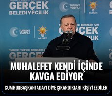 Son dakika: Başkan Erdoğan: Muhalefet kendi içinde kavga ediyor