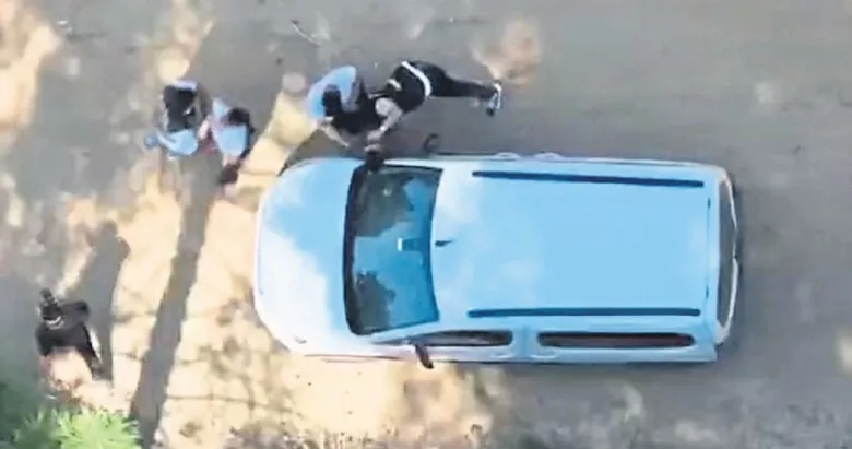 Firari hükümlüye dron ile suçüstü