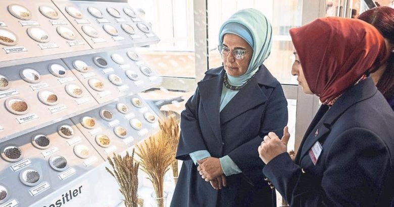 Emine Erdoğan, Türkiye Tohum Gen Bankası’nı ziyaret etti