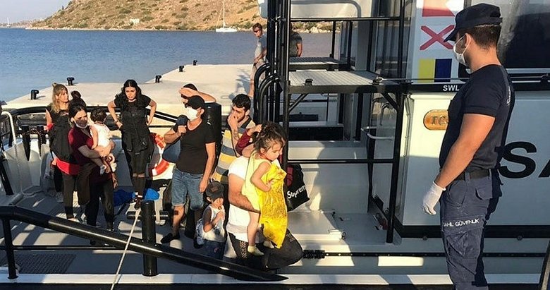 Muğla’da 19 kaçak göçmen kurtarıldı