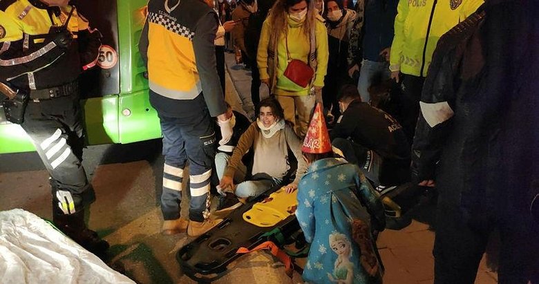 Ayağını burktu, ’otobüs ezdi’ deyip ortalığı birbirine kattı