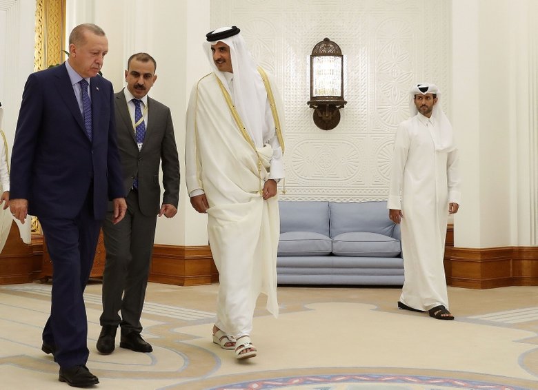 Başkan Erdoğan, Katar Emiri Şeyh Temim Bin Hamed Al Sani ile görüştü