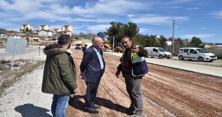 Dursunbey-Balıkesir duble yolunda çalışmalar başladı