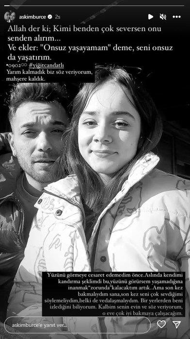 Sevgilisini depremde kaybeden Survivor Aşkım Burçe’nin özlemi!